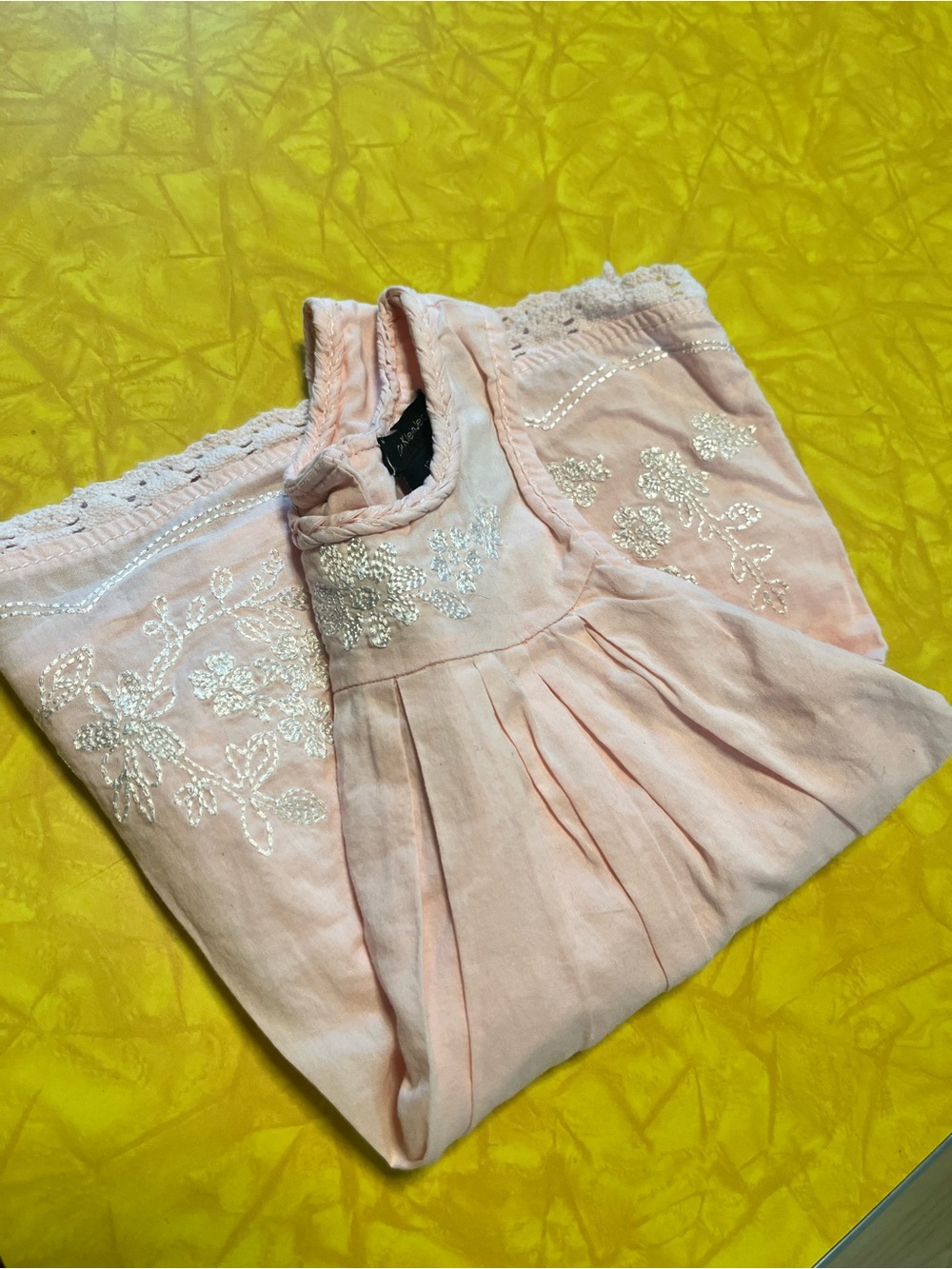 Embroidered Calvin Klein Baby Girl’s Sundress